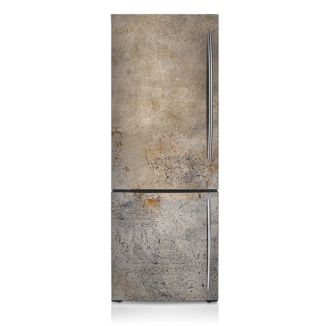 Rio Dirty Concrete Magnetic Door Sticker brown/gray 190.0 H x 70.0 W cm