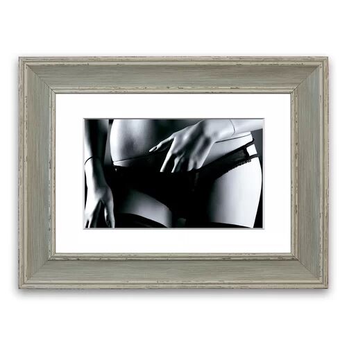 East Urban Home 'Plastic Beauty Cornwall Bedroom' Framed Photographic Print East Urban Home Size: 40 cm H x 50 cm W, Frame Options: Blue  - Size: 40 cm H x 50 cm W