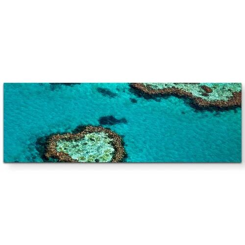 East Urban Home Great Barrier Reef in Australia Photographic Print on Canvas East Urban Home Size: 120cm L x 40cm W  - Size: Large