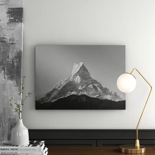 East Urban Home Sunrise at the Himalaya in Nepal Photographic Print on Canvas East Urban Home  - Size: 66.04cm H x 66.04cm W x 1.91cm D