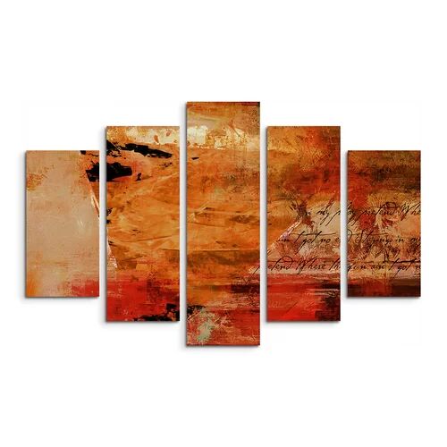 East Urban Home Abstract No. 758 Graphic Art Print Multi-Piece Image on Canvas East Urban Home  - Size: Mini (Under 40cm High)