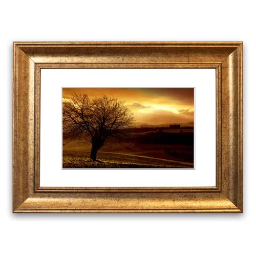 East Urban Home 'Yorkshire Dales After the Storm' Framed Photographic Print East Urban Home Size: 93 cm H x 126 cm W, Frame Options: Gold Antique  - Size: 93 cm H x 70 cm W