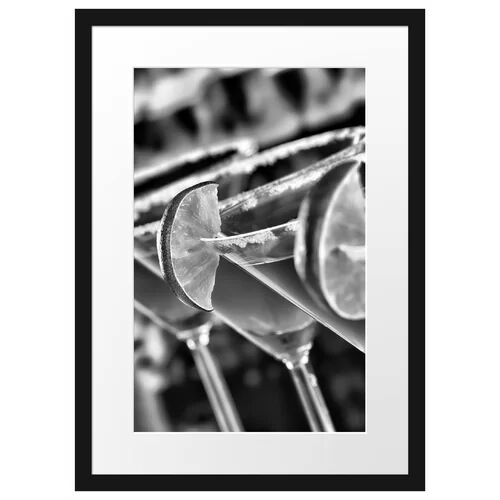 East Urban Home Singapore Sling Cocktails Framed Photographic Print Poster East Urban Home Size: 55 cm H x 40 cm W  - Size: 38cm H x 30cm W