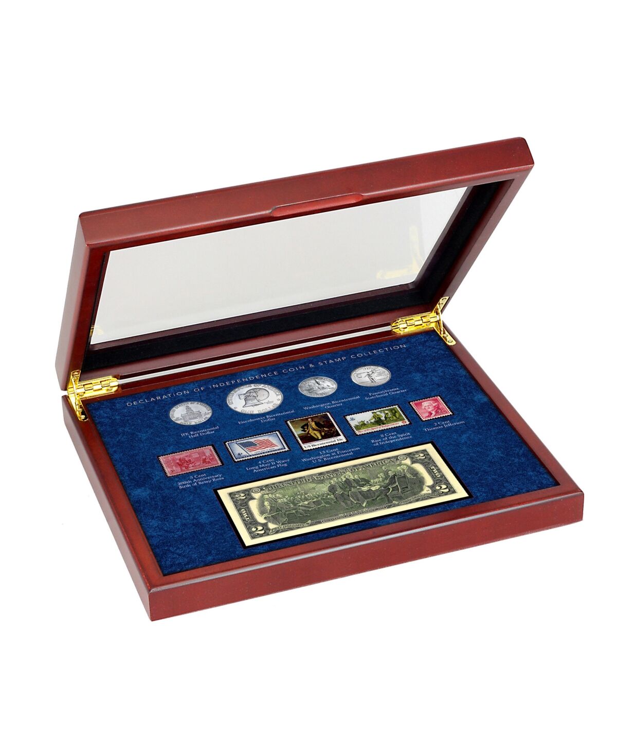 American Coin Treasures Declaration of independence Coin and Stamp Collection