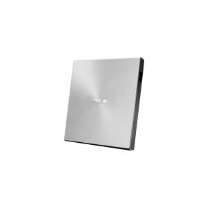ASUS ZenDrive U7M SDRW-08U7M-U - Disk drev - DVD±RW (±R DL) / DVD-RAM - 8x/8x/5x - USB 2.0 - ekstern - sølv