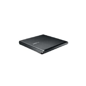 LiteOn Lite-On ES1, Sort, Bakke, Desktop/Laptop, DVD±RW, USB 2.0, CD, CD-R, CD-ROM, CD-RW, DVD, DVD+R, DVD+R DL, DVD+RW, DVD-R, DVD-R DL, DVD-ROM, DVD-RW