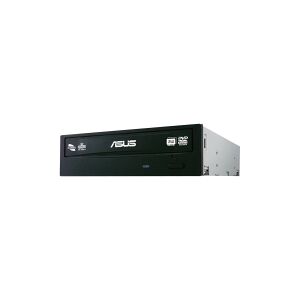 ASUS DRW-24F1ST - Disk drev - DVD±RW (±R DL) / DVD-RAM - 24x/24x/5x - Serial ATA - intern - 5.25 - sort