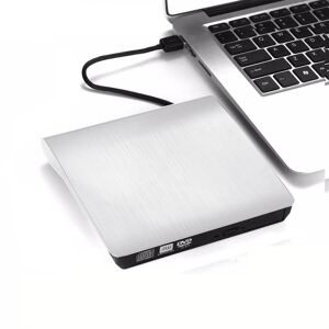 Lecteur/Graveur CD-DVD-RW Type-C pour MACBOOK Air Portable Externe (ARGENT)