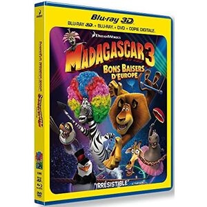 Madagascar 3 : Bons Baisers d'europe [Combo 3D + Blu-Ray + DVD + Copie Digitale] - Publicité