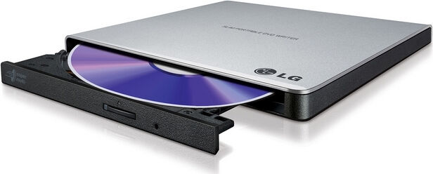lg gp57es40 masterizzatore esterno dvd/cd portatile slim usb compatibile window colore argento - gp57es40