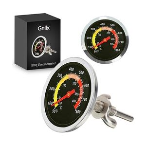 GrillX Montierbares Thermometer Fahrenheit und Celsius