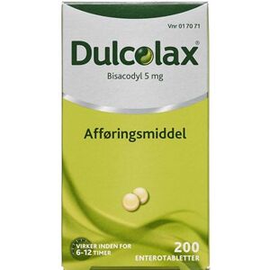 Dulcolax 5 mg 200 stk Enterotabletter