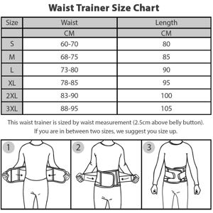 Northix Waist Trainer - Sort