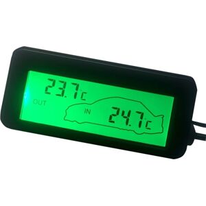 High Discount Bil Inside and Outside Backlit Mini Digital Thermometer (Green)