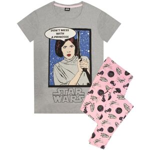 Star Wars Pyjamasæt til kvinder/damer med prinsesse Leia