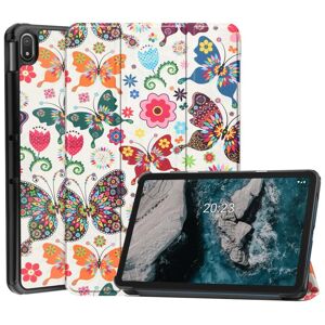 MTK Tabletstativ Slim Fit Cover til Nokia T20 - Sommerfugle