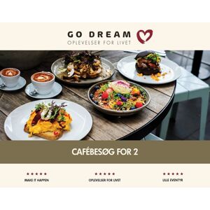 Go Dream Oplevelsesgave - Cafebesøg For 2