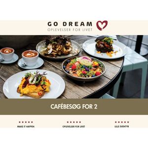 Go Dream Oplevelsesgave - Cafebesøg For 2