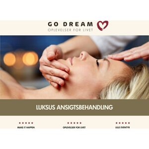 Go Dream Oplevelsesgave - Luksus Ansigtsbehandling