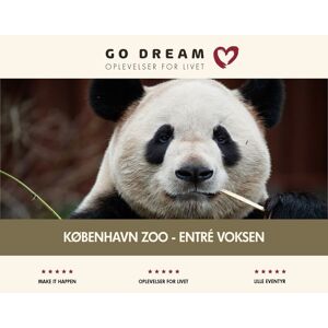 Go Dream Oplevelsesgave - København Zoo Entré Voksen