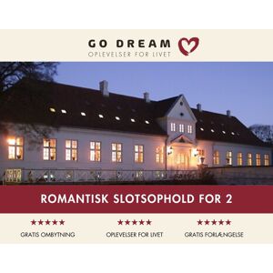 Go Dream Oplevelsesgave - Romantisk Slotsophold For 2