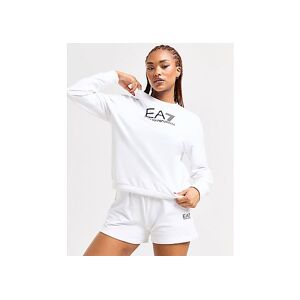 Emporio Armani EA7 Train Sweatshirt/Shorts Set, White