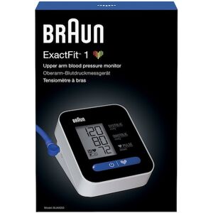 Braun Blodtryksmålere Overarm BUA5000EUV1ExactFit 1  Blood pressure monitor + arm cuff + 4 batteries + instructions