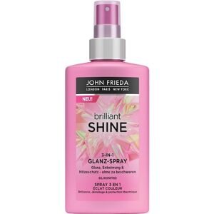 John Frieda Hårpleje Briliant Shine Glansspray 3-i-1