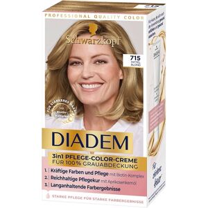 Diadem Hårpleje Coloration 715 Medium Blonde3in1 Verzorging Kleurcrème