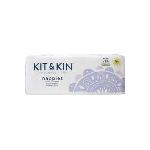 Kit and Kin Biodegradable Disposable Diapers Panda Maxi Plus (9-15kg), Mix Patterns, 34 pcs (KAK00037)