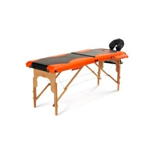 Bodyfit massageseng 2-segment bicolour sort og orange (1041)