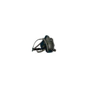 3M 70071668142, Halvmaske respirator, Luftrensende åndedrætsværn, Konstruktion, Industriel vedligeholdelse, Sort, Silikone