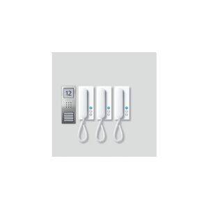 Siedle Nordic Siedle SET CA 812-3 E/W, Ledningsført, Rustfrit stål, Hvid, Væg