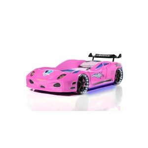 MegaLeg Enzo Bilseng med LED-Lys og Lydpakke, Pink