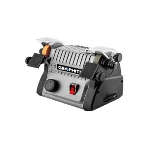 GRAPHITE Mini 3-in-1 Cordless Bench Grinder - Bench Grinder, Polisher, Flexible Shaft Grinder