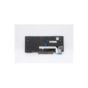 Lenovo Lite-On - Notebooks udskiftningstastatur - bagbelyst - UK - sort - for ThinkPad L13 Gen 2 20VH, 20VJ  L13 Yoga Gen 2 20VK, 20VL  X13 Gen 1 20T2, 20T3, 20UF, 20UG