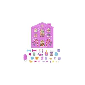 Polly Pocket Advent Calendar, Hus, Lyserød