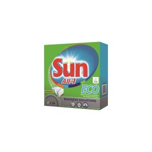 Opvasketabs Diversey Sun Pro Eco All In 1, æske a 100 stk.