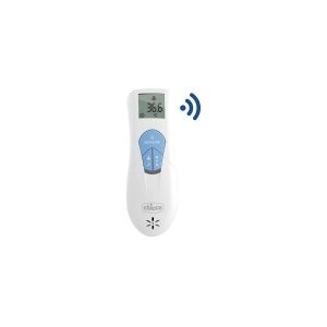 Chicco 00009222000000, Termometer med fjernregistrering, Blå, Hvid, Underarm, Knapper, °C,°F, LCD