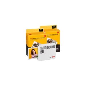 KODAK MINI 3 RETRO P300RY60 PORTABLE INSTANT PHOTO PRINTER BUNDLE 3X3 YELLOW