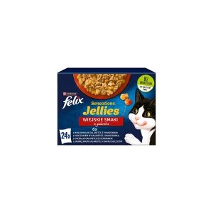 Nestle Felix Sensations landlige smagsoplevelser i gelé - 24x 85g