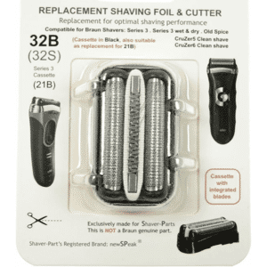 Shaver-Parts - Alternativ Skærehoved Til Braun 32b