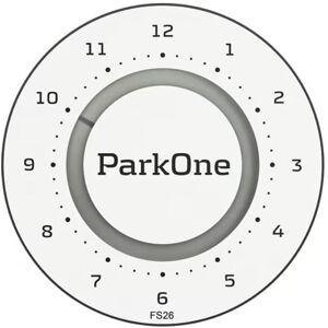 Parkone 2 Elektronisk P-Skive - White