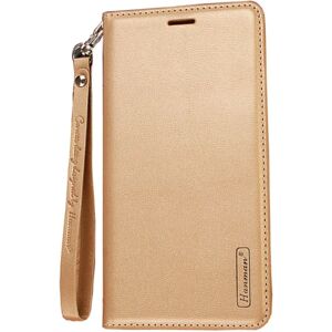 Hanman Samsung Galaxy S24 - Stilfuldt pung etui med 3 kortpladser Gold