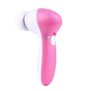 MTK Ny 5 i 1 skønhedspleje Brush Massager Scrubber Deep Clean Pink