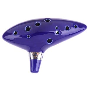 BLE 12 hullers Ocarina Ceramic Alto C Legend Of Blue Instrument