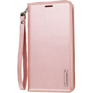 Hanman Samsung A14 5G/4G - Pung etui med 3 kortpladser i flere farver Pink gold