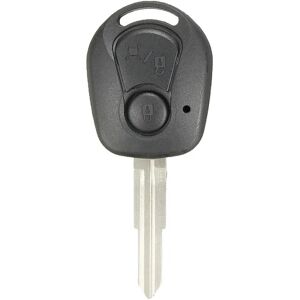 Remote 2 Button Remote Key Shell til Ssangyong Actyon Kyron Rexton Black