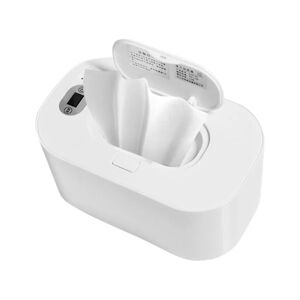 Baby Wipe Warmer med digital skærm Stor kapacitet Baby vådservietter Varmer Dispenser USB-drevet, white Constant Temperature