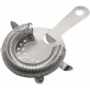 Stainless Steel Bar Strainer Hawthorn Cocktail Strainer Professional 4 Pron